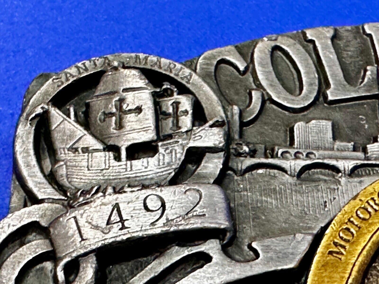 AMA American Motorcyclist Asso. Columbus Ohio 1992 Commemorative Belt Buckle