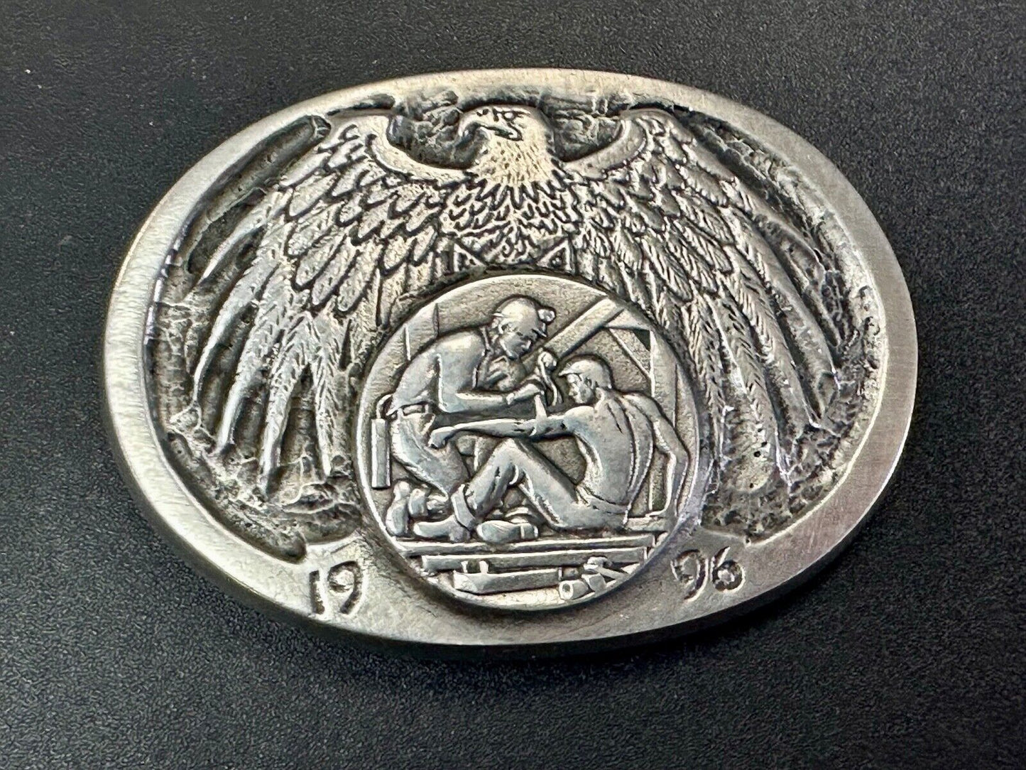 20th ANNUAL ROCKY MOUNTAIN COAL MINE RESCUE BELT BUCKLE! VINTAGE! GARY PRAZEN 96