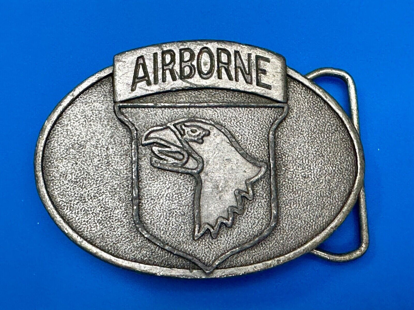 101st Airborne Division US Army Vintage Belt Buckle Appaloosa Trading Co P-133