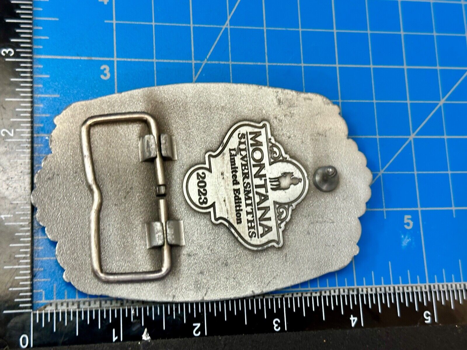 2023 Pendleton Whisky Let'er Buck Montana Silversmith Rodeo Cowboys Belt Buckle