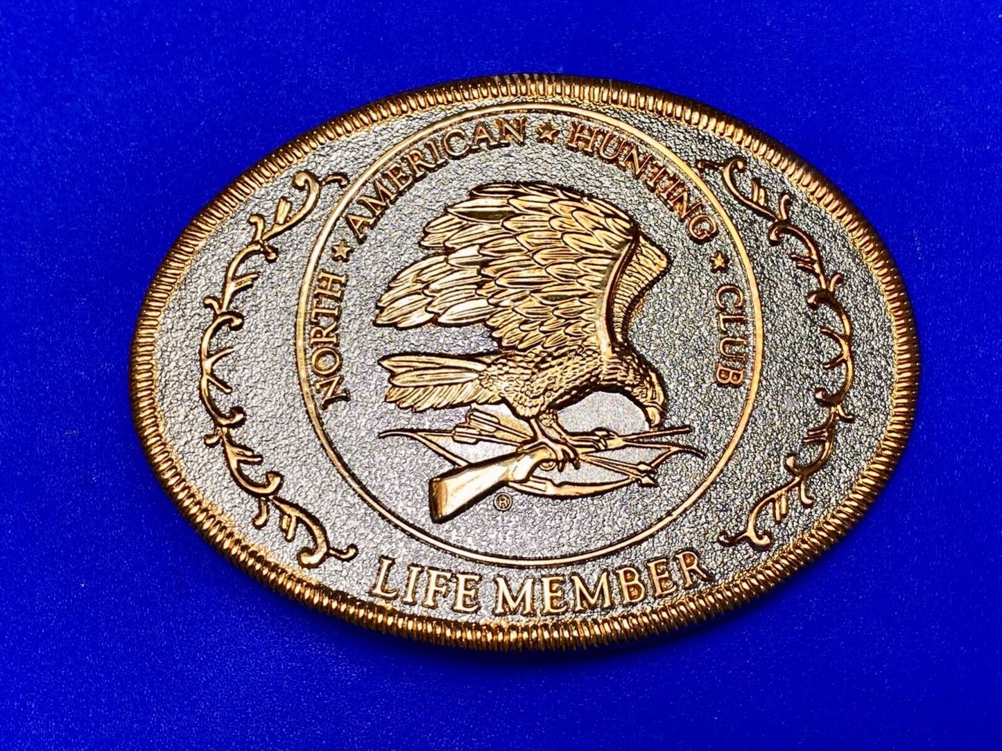 Vintage  North American Hunting Club Belt Buckle, Collectible Sporting, NAHC