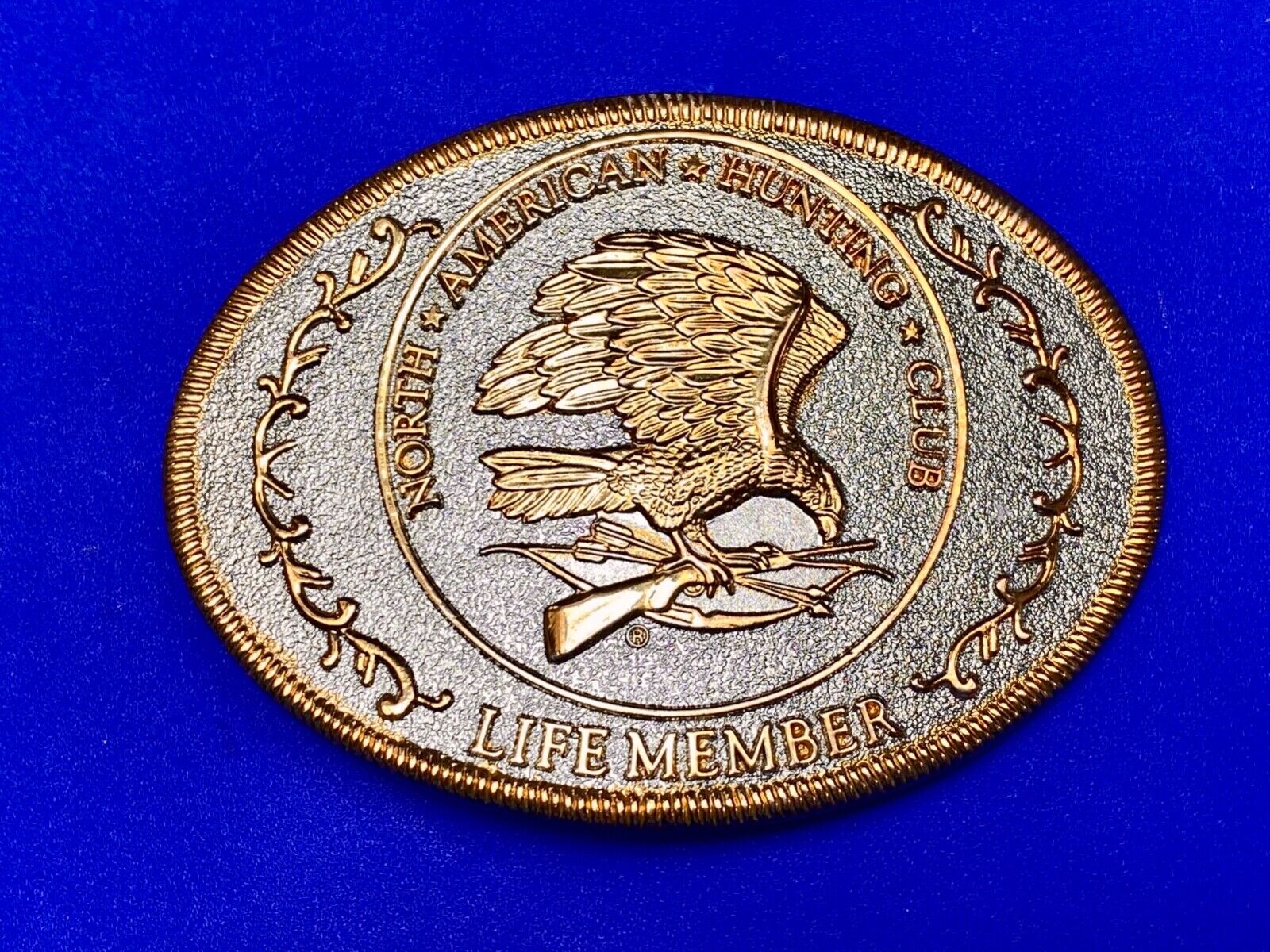 Vintage  North American Hunting Club Belt Buckle, Collectible Sporting, NAHC