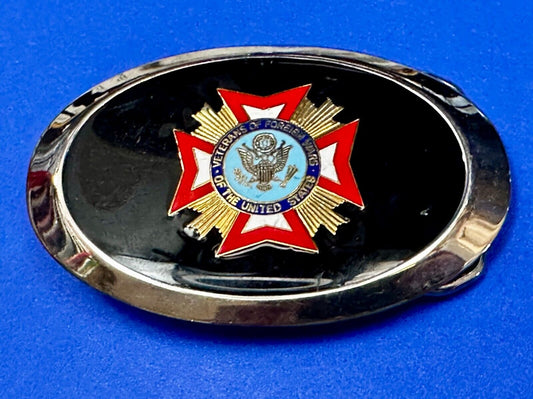 Veterans Of Foreign Wars Of The United States America Life Member Belt Buckle