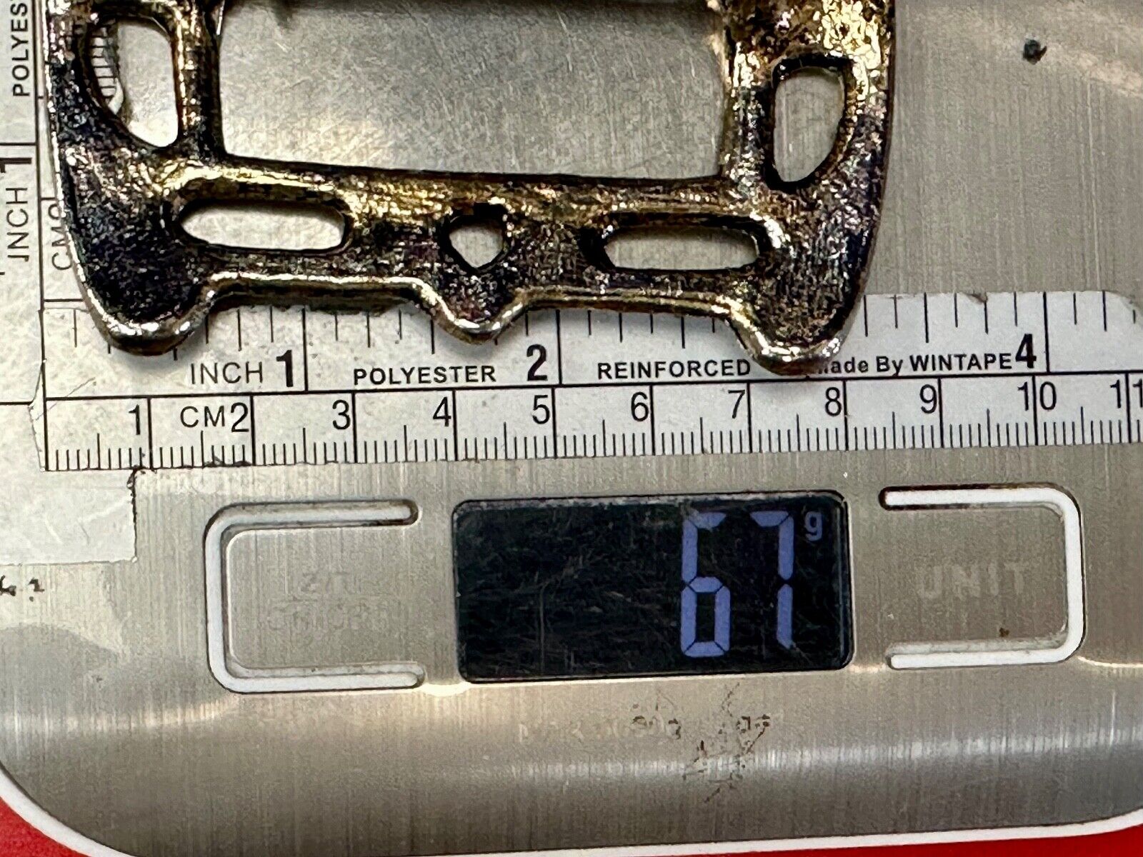 Victorian Vibe see through Rectangular center bar replacement belt buckle