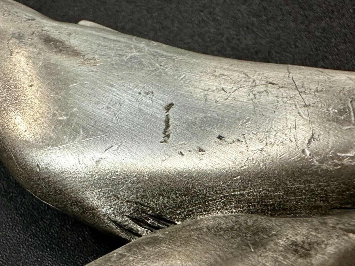 Vinegaroon Foundries Blue Whale Large Figural Pewter Late 70'S Belt Buckle