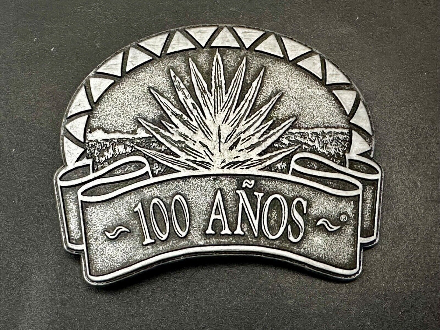 100 Anos Tequila Booze Advertisement Hundred Years Belt Buckle