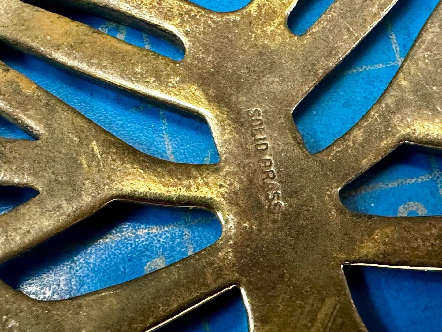 70s Butterfly Bug Insect Girl Kid Hippie Boho Animal Art Brass Vtg. Belt Buckle