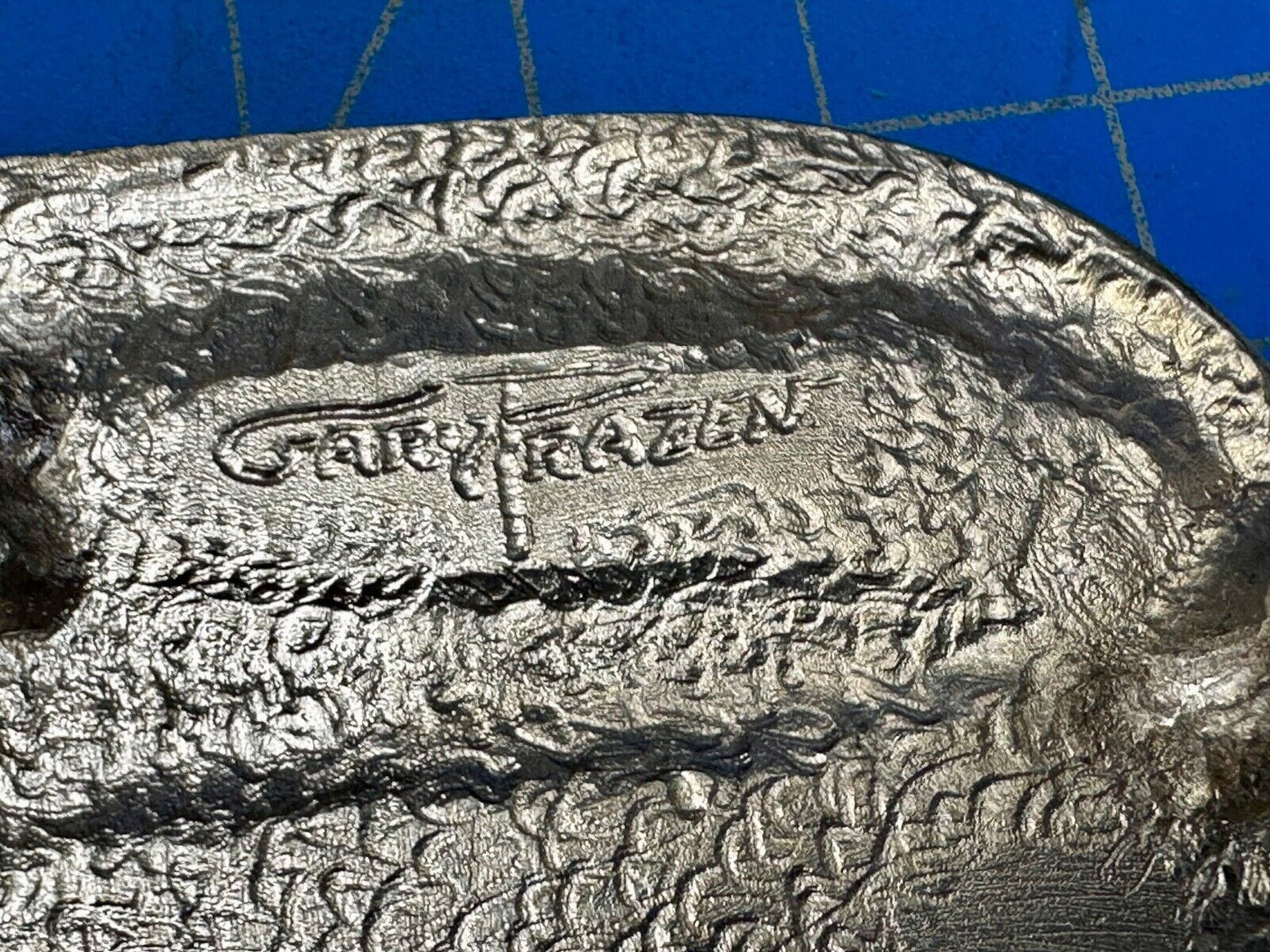 Utah Railway Co Vtg Train Railroad 85 Years - Gary Prazen Sculpture Belt Buckle