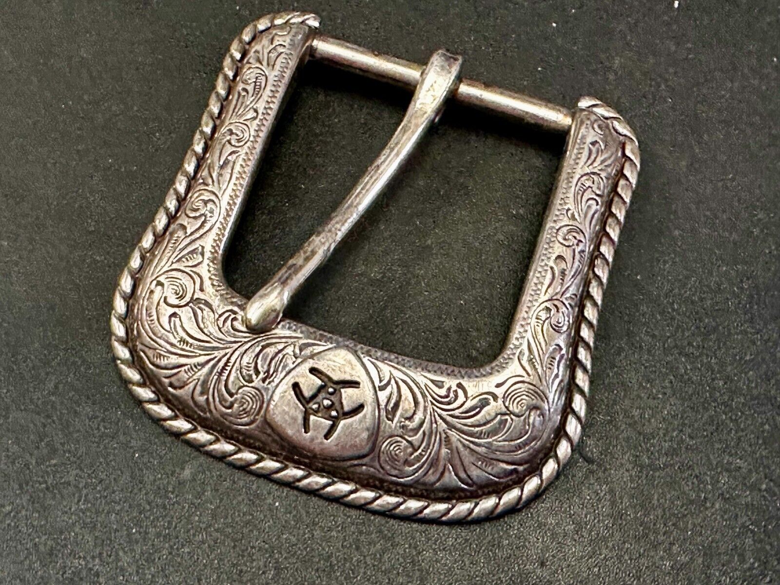 ARIAT Silver Belt Buckle A2108 Ranger Style Replacement Western Belt Buckle