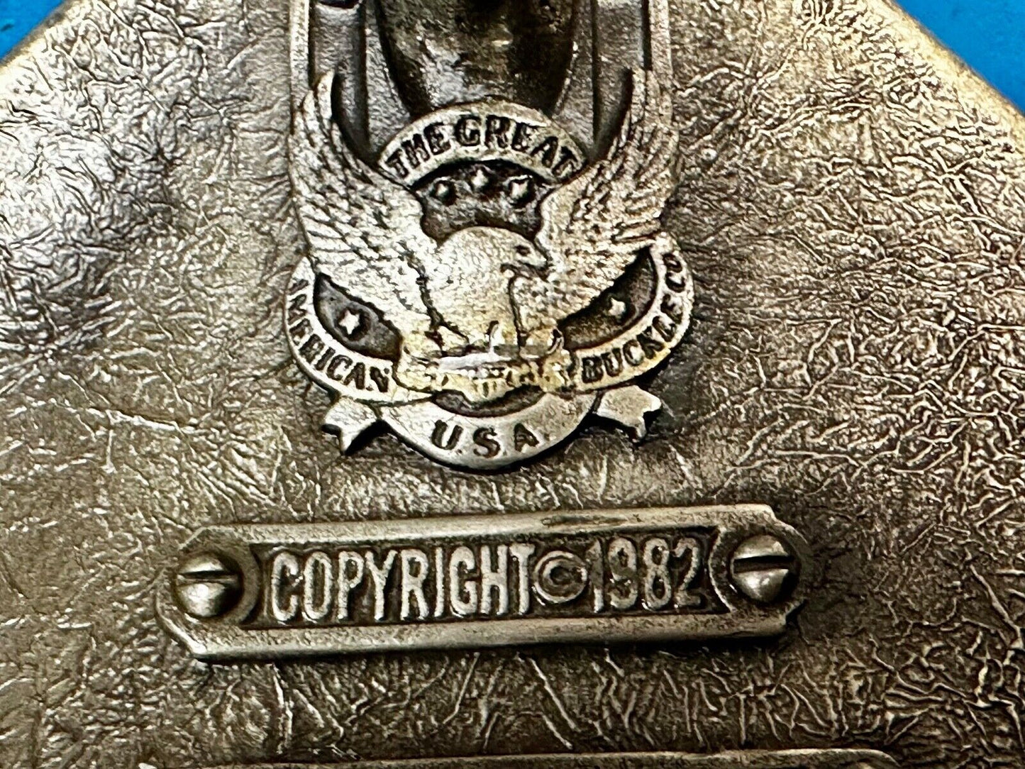 Vietnam Cross 1962 - 1975 The Great American Buckle Co Vintage Belt Buckle