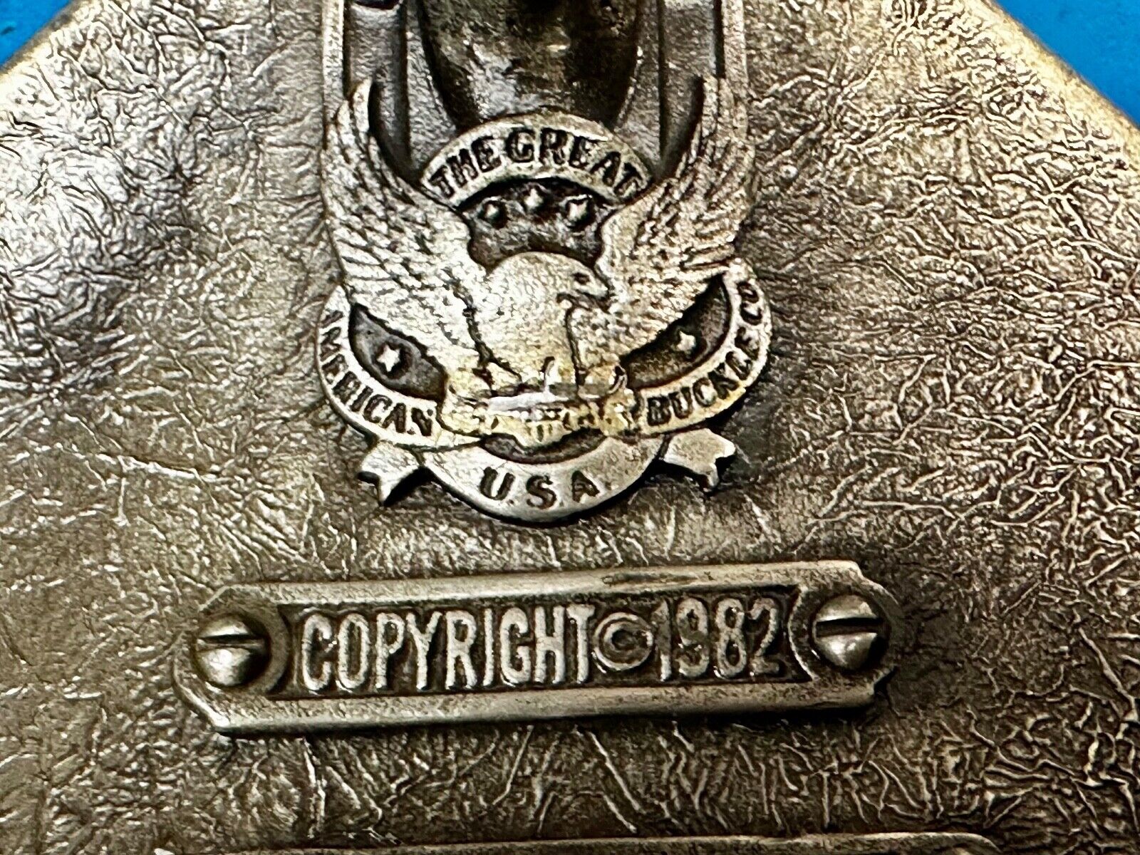 Vietnam Cross 1962 - 1975 The Great American Buckle Co Vintage Belt Buckle