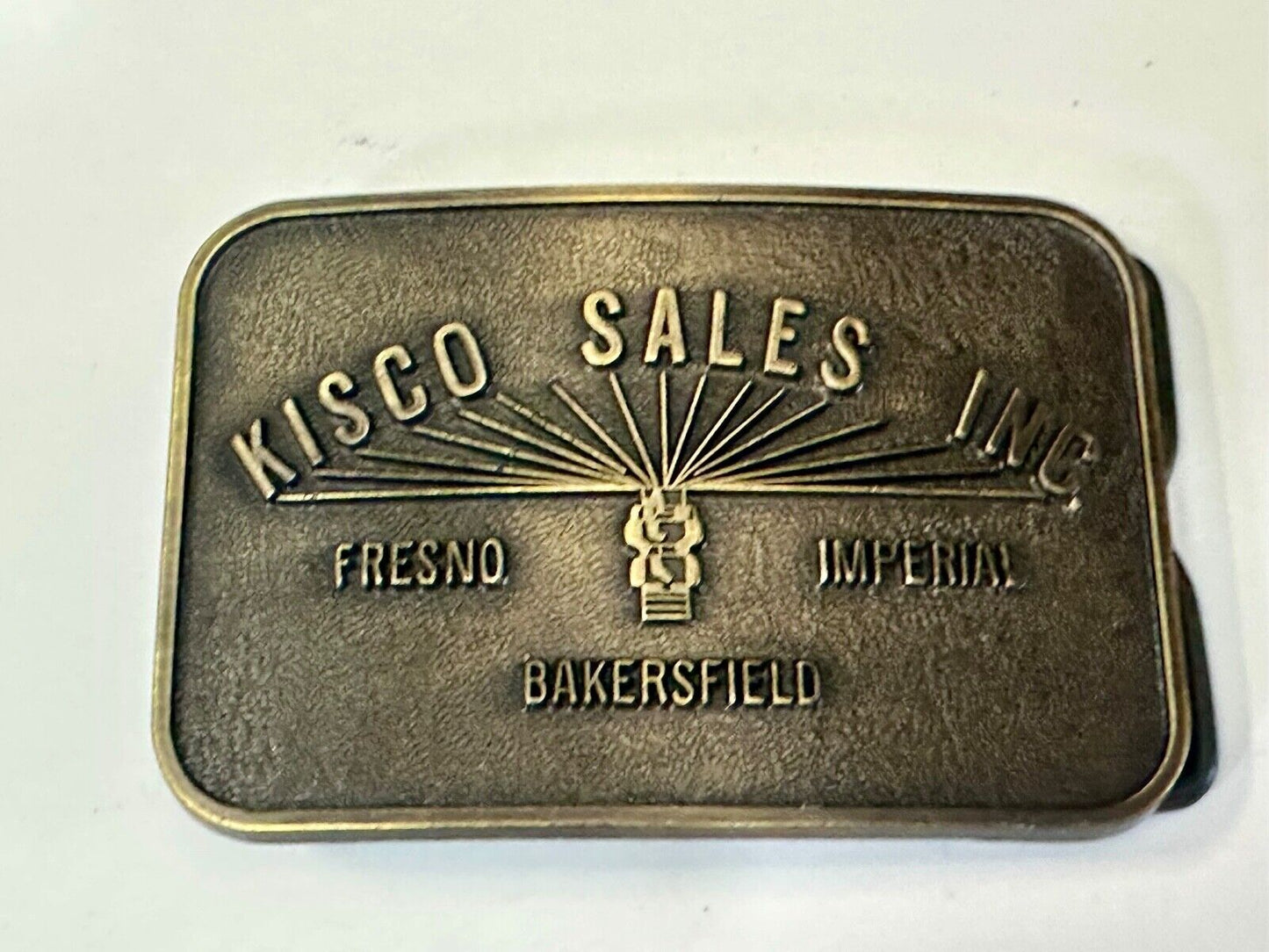 Cisco Sales Inc - California Co Fresno Bakersfield Imperial NOS Belt Buckle