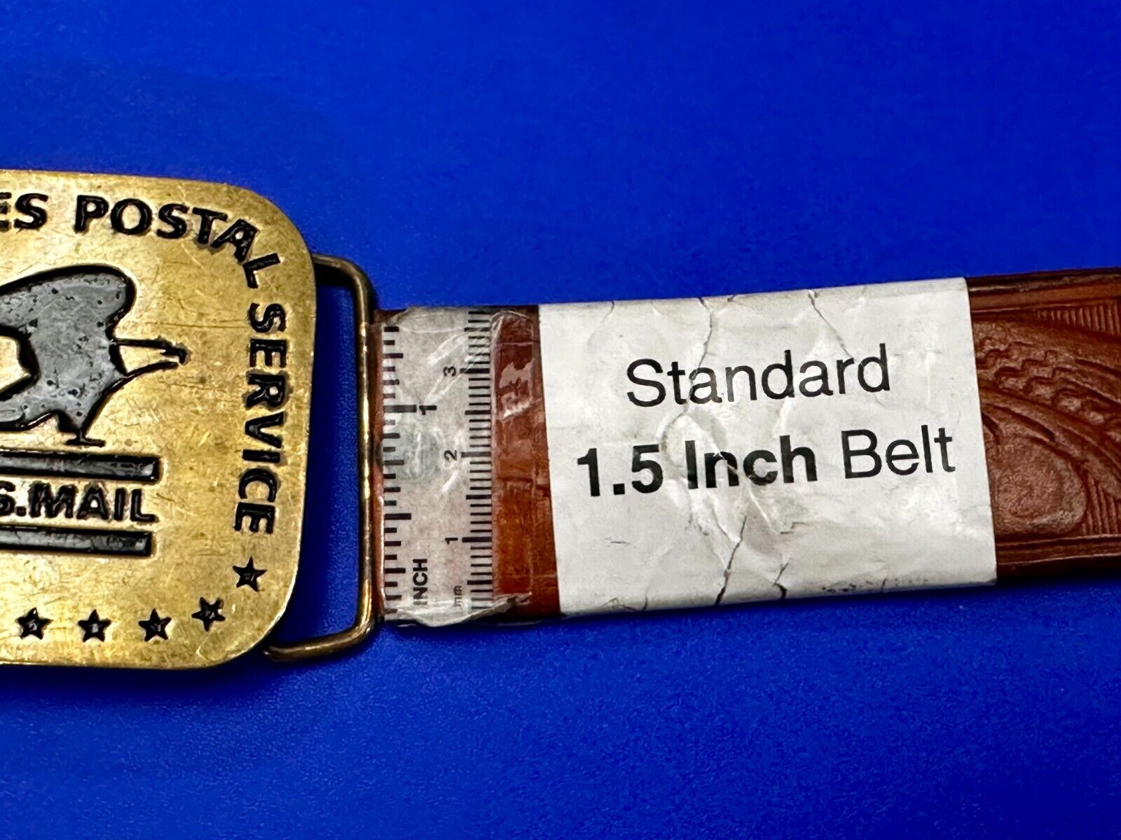 USPS United States Postal Service U.S Mail Solid Brass Belt Buckle by Baron BBB