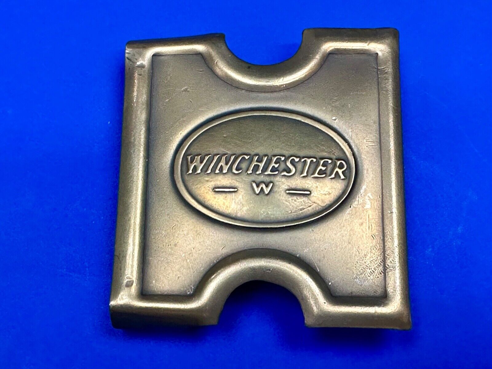 Antique Winchester W Guns  Cartridge  Belt Buckle Anson Mills 1881 T.C. Orndorff
