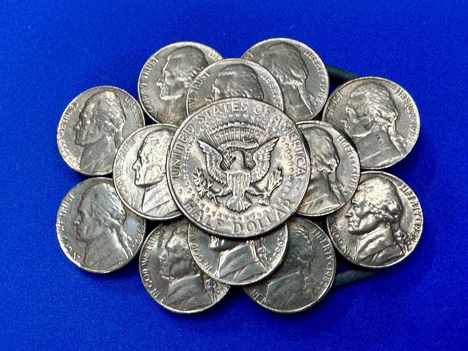 Artisan Rare Coin Collectors Vintage Belt Buckle
