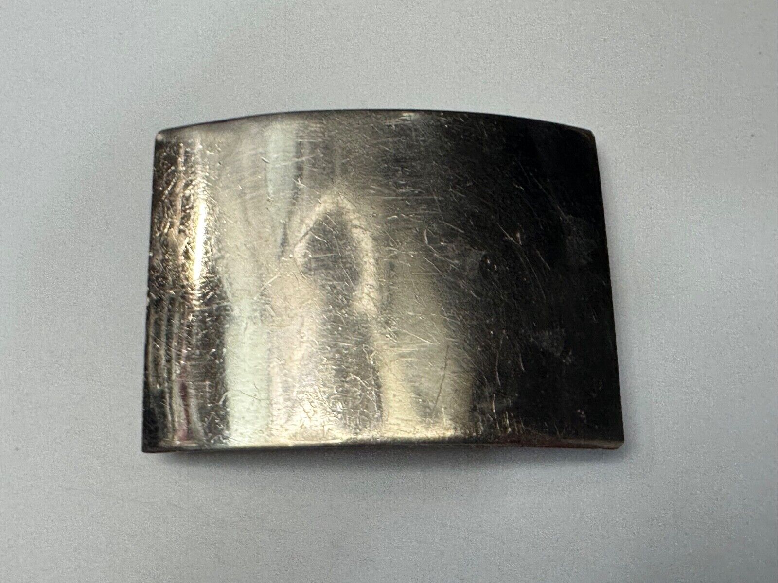 Unknown to me - Silver color belt slide / buckle for craft project or wear!