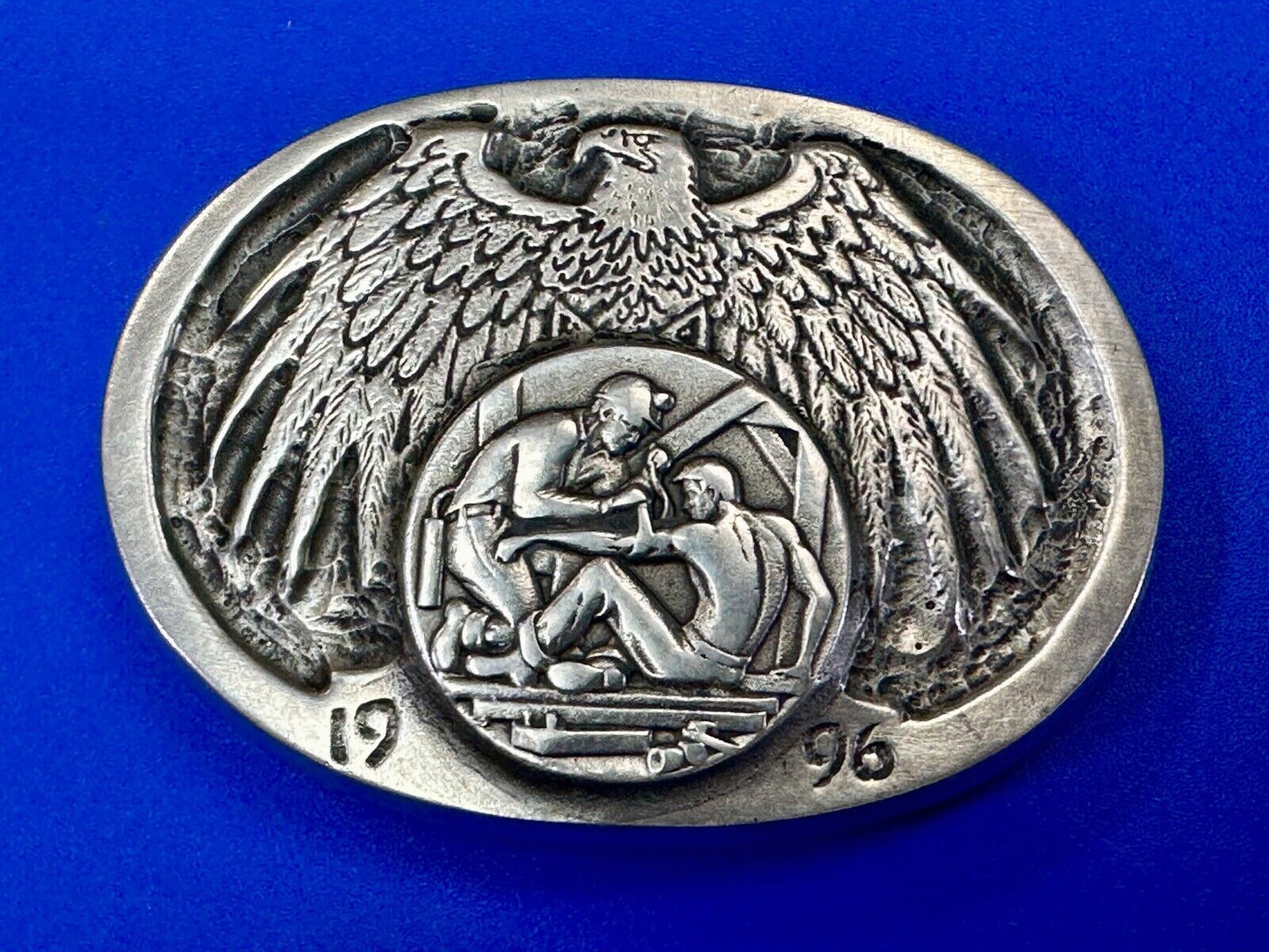 20th ANNUAL ROCKY MOUNTAIN COAL MINE RESCUE BELT BUCKLE! VINTAGE! GARY PRAZEN 96