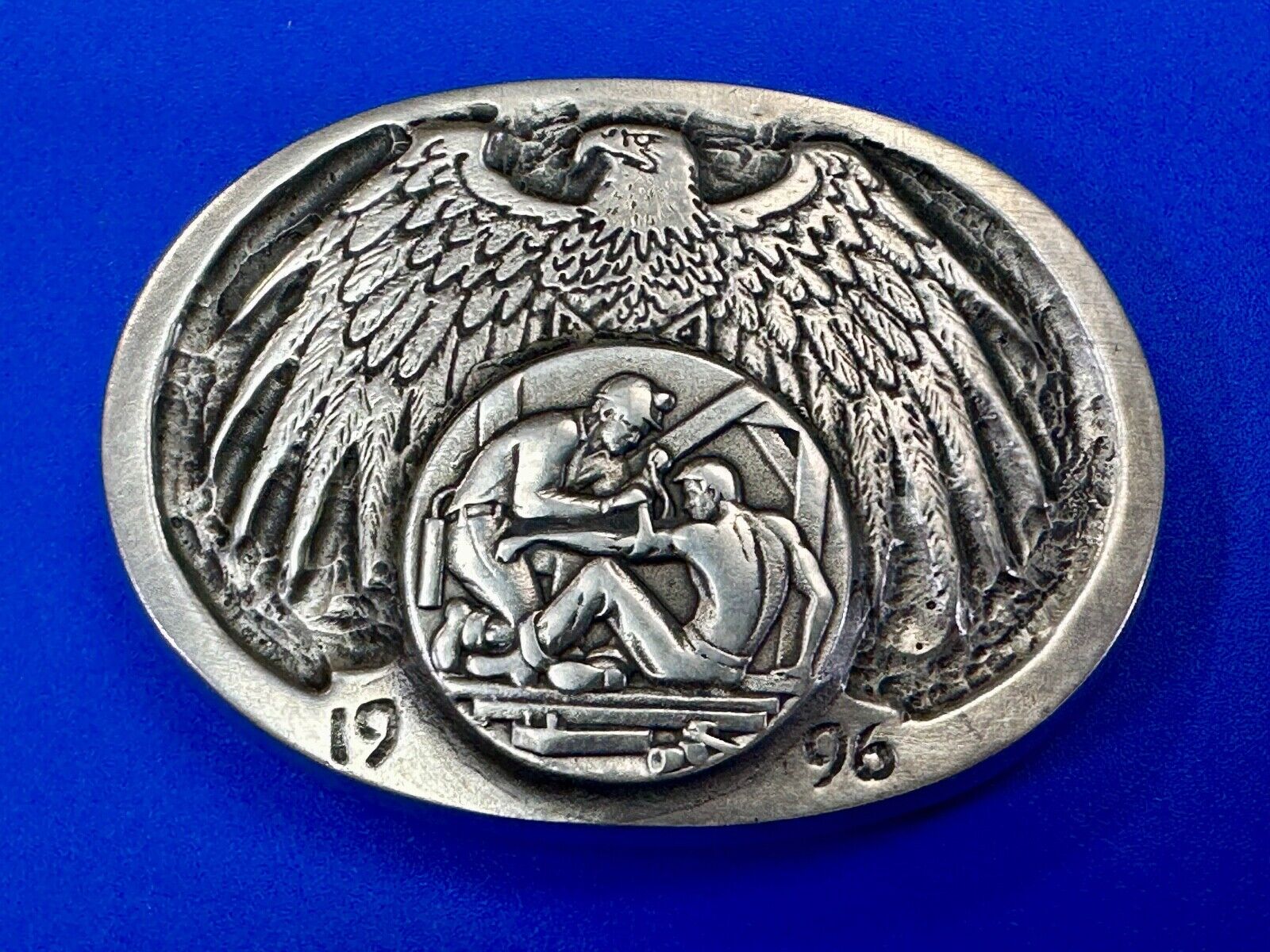 20th ANNUAL ROCKY MOUNTAIN COAL MINE RESCUE BELT BUCKLE! VINTAGE! GARY PRAZEN 96