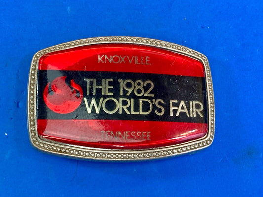 The 1982 Worlds Fair. - Knoxville Tn Tennessee Belt Buckle  - Sunsphere 