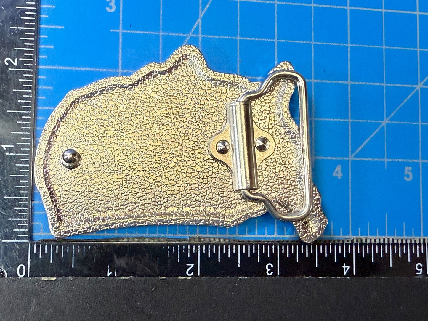 United States of America Flags Figural Cutout Patriotic Belt Buckle