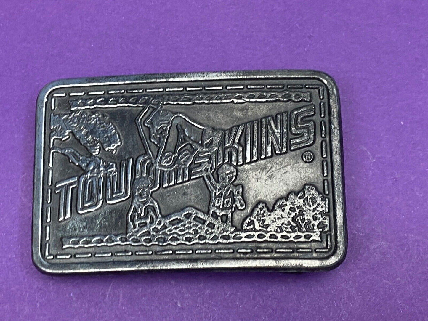 Unknown To Me! Touomskins Metal Rectangular Belt Buckle