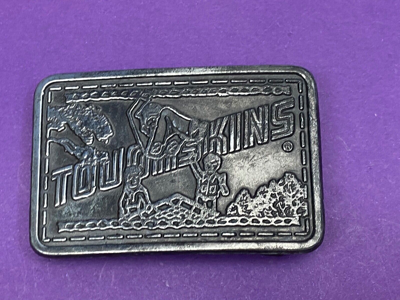 Unknown To Me! Touomskins Metal Rectangular Belt Buckle