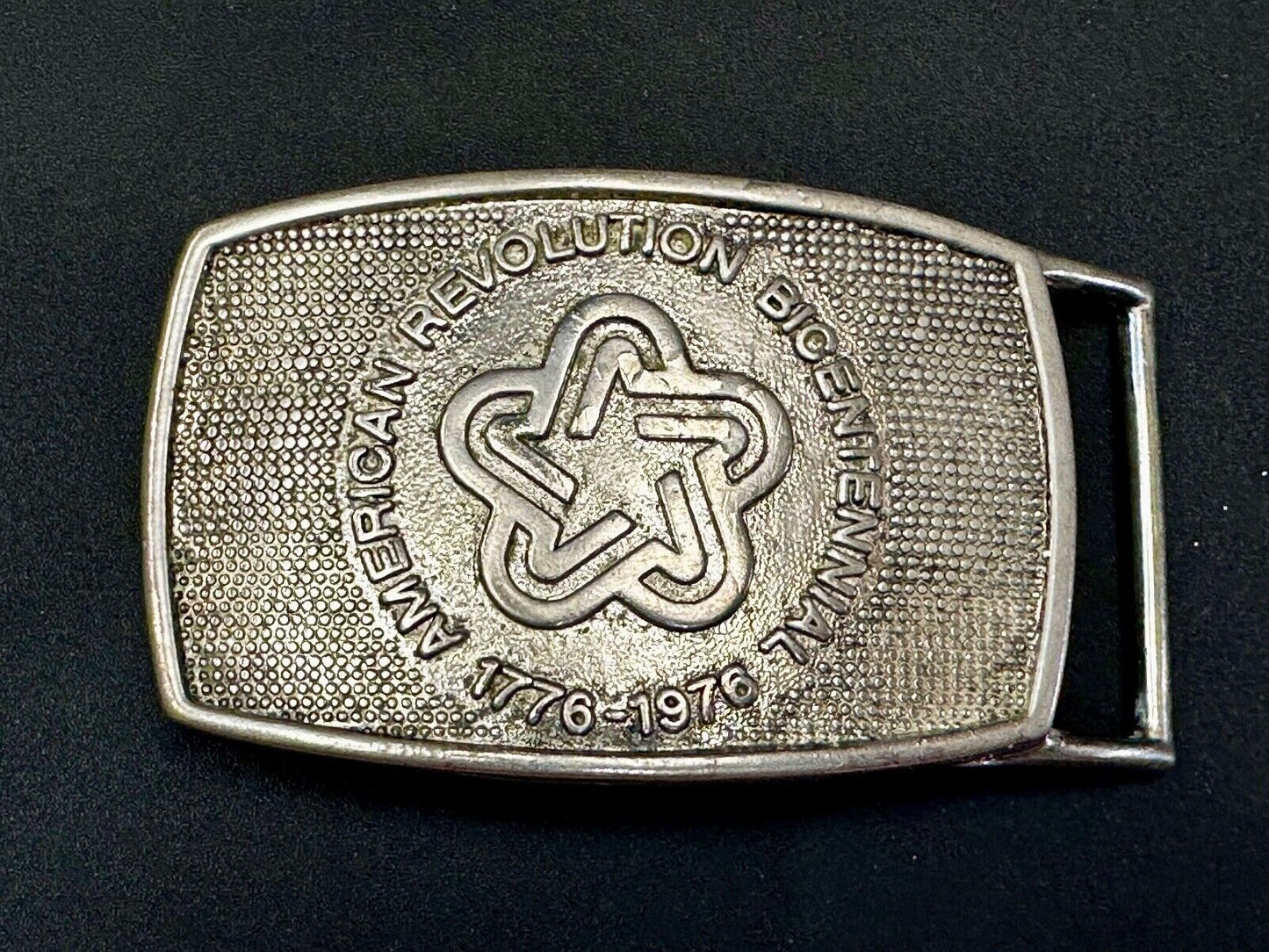American Revolution Patriotic Bicentennial 200 Year Celebration Belt Buckle