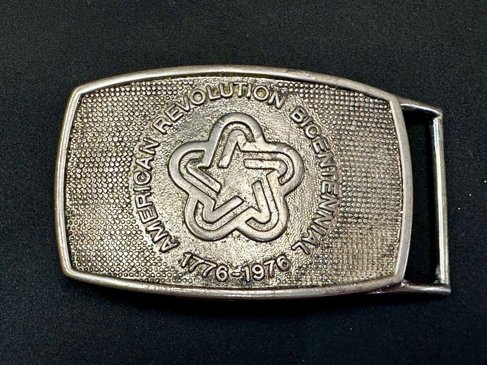 American Revolution Patriotic Bicentennial 200 Year Celebration Belt Buckle