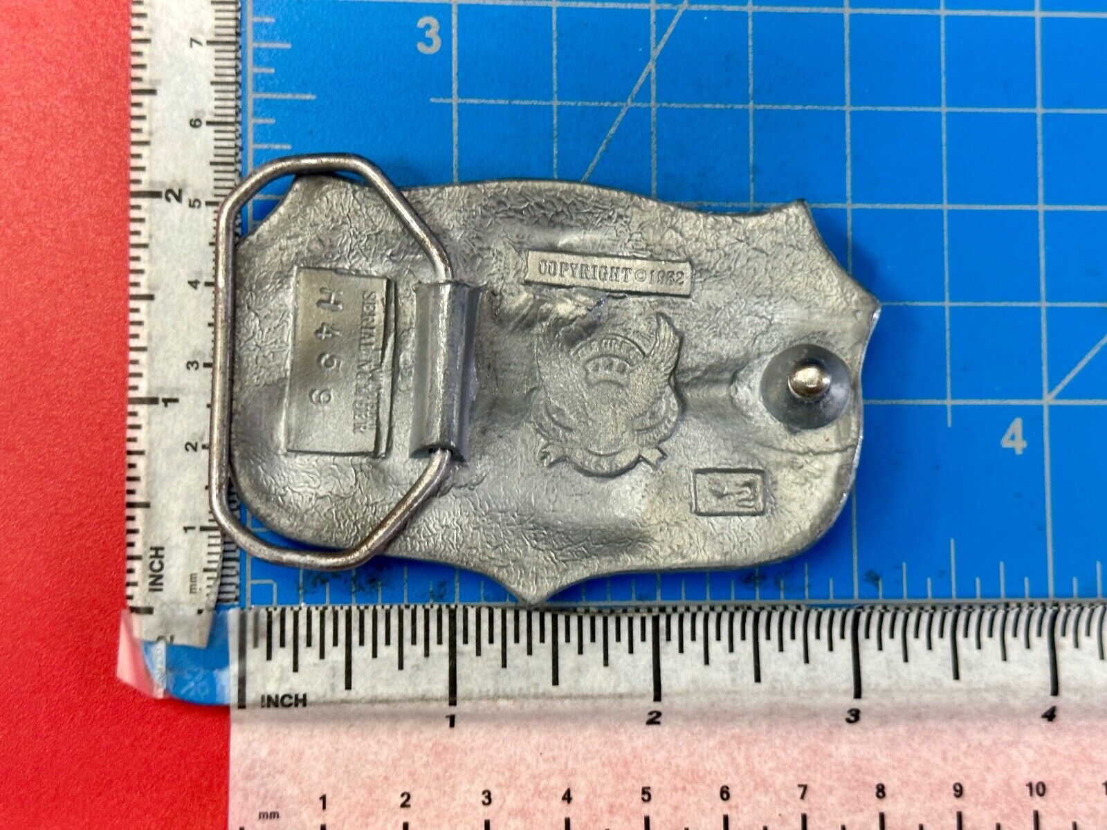 2nd amendment the right to keep and bear arms vintage 1982 belt buckle