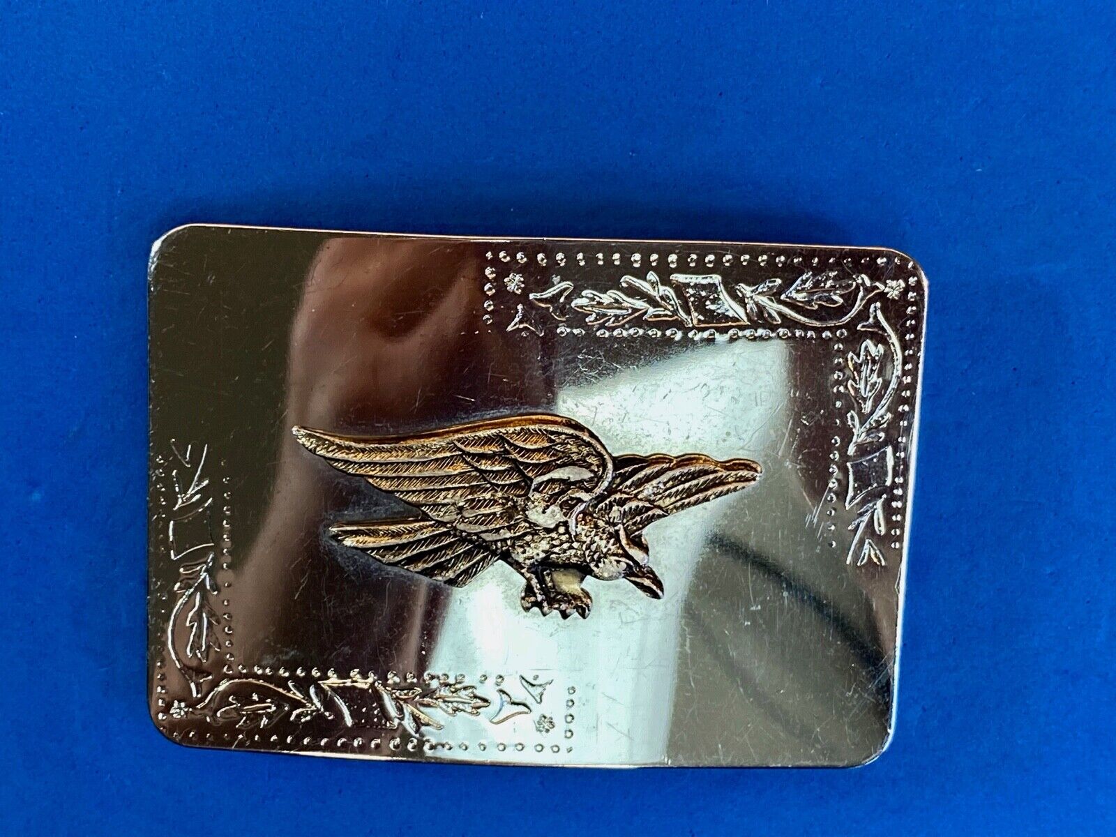 American Eagle Flying Diving Hunting Mirrored Belt Buckle