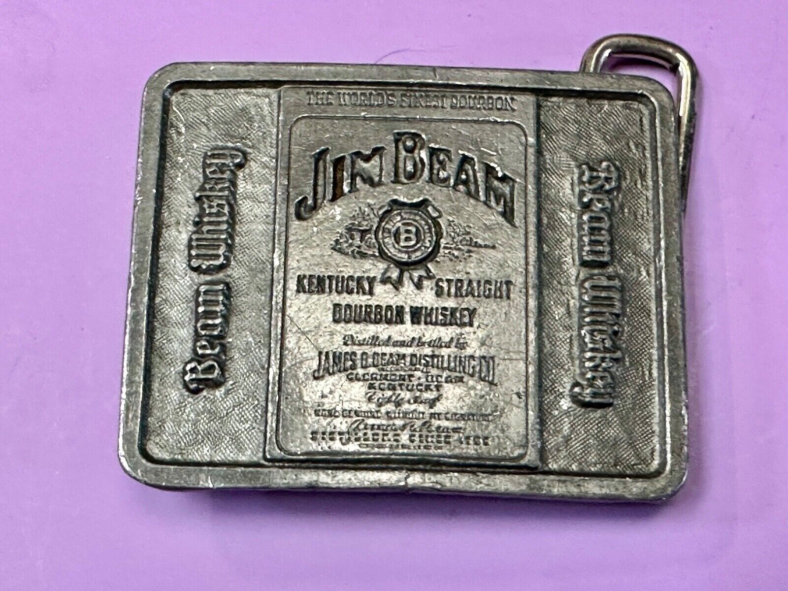 Beam Whiskey - Different Promo  Kentucky Straight Bourbon Metal Belt Buckle