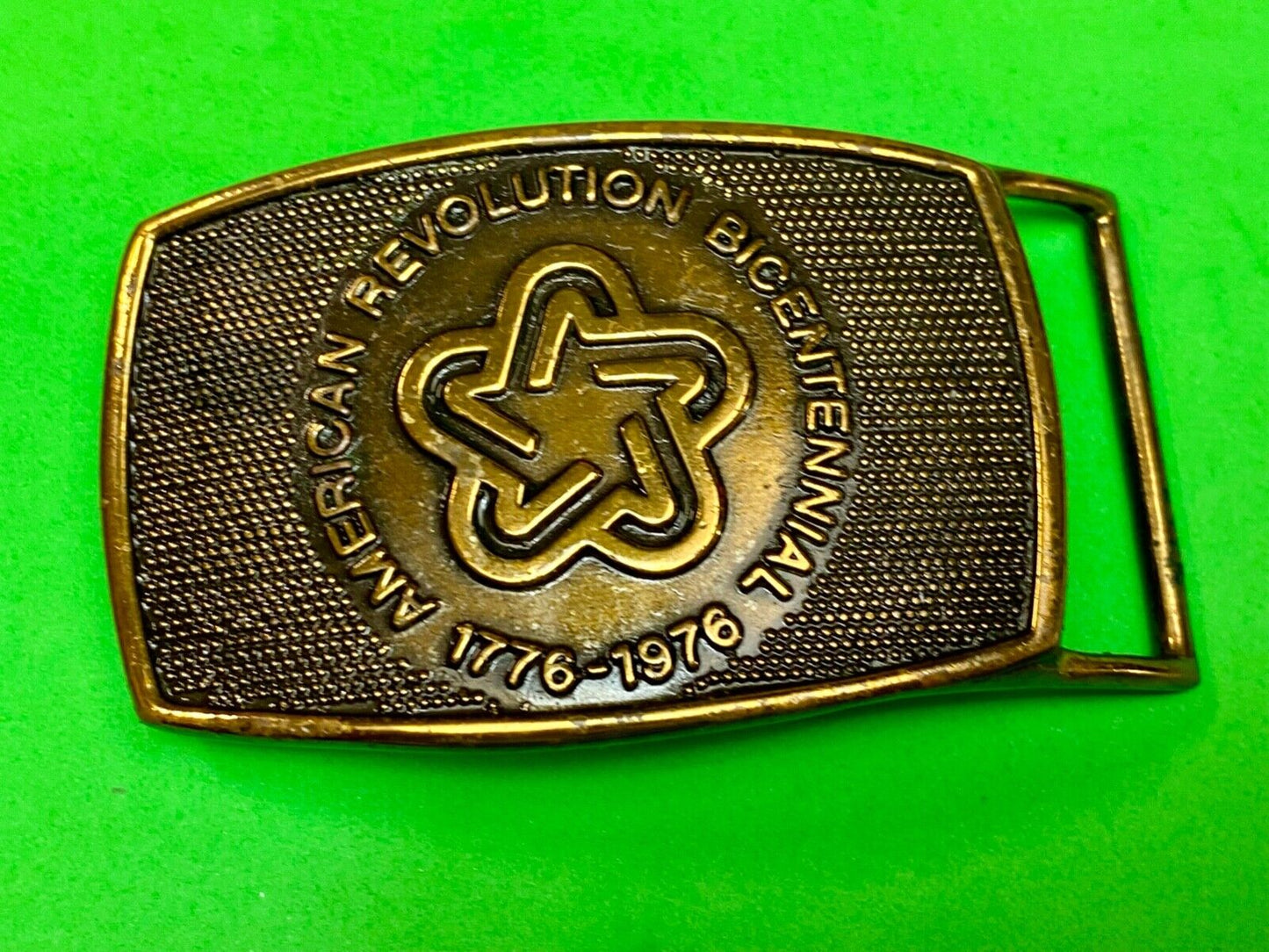 American Revolution bicentennial  Patriotic United States belt buckle by LEE