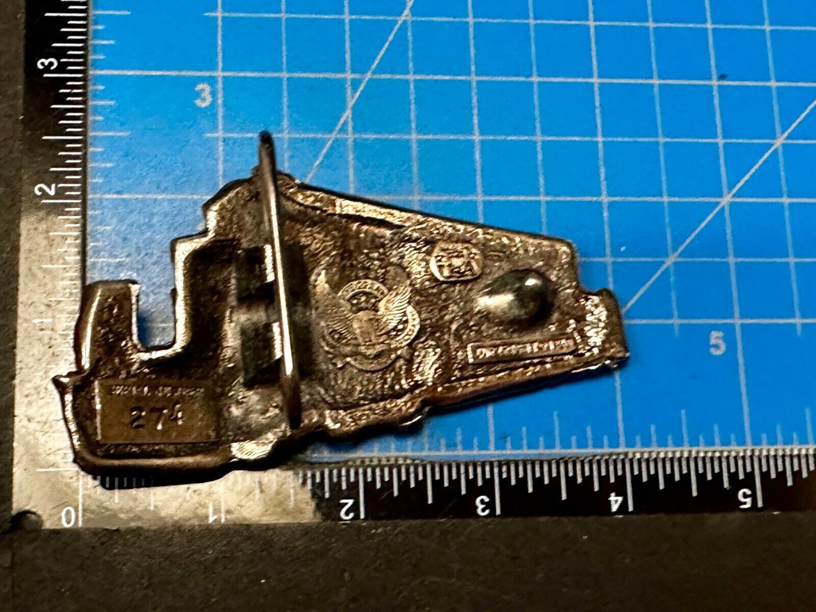3489  Train Locomotive RailRoad Vintage 1980 - The Great American Belt Buckle Co