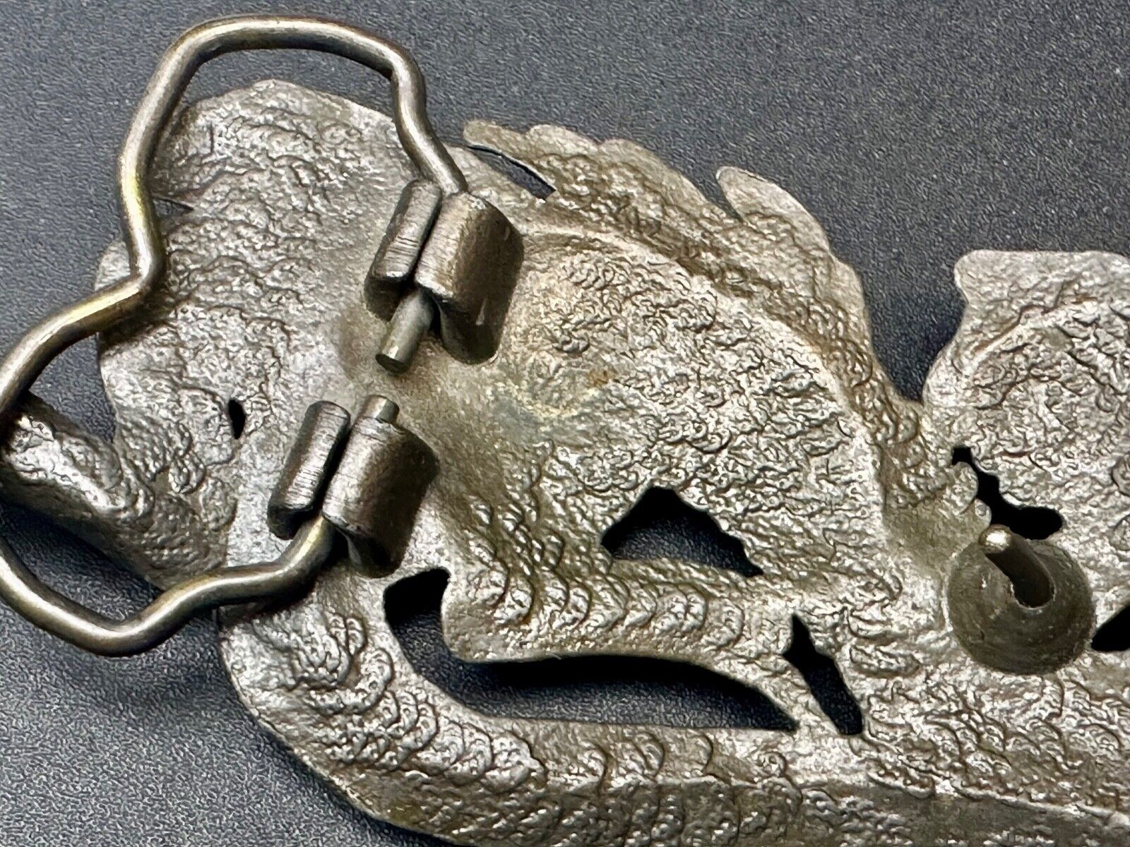 Vintage Chinese Dragon  Vintage artisan? Large Oversized Belt Buckle