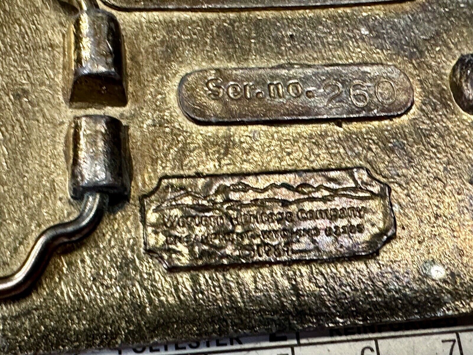 Turn in a Poacher Enjoy wildlife tomorrow TIP line hunting RARE belt buckle