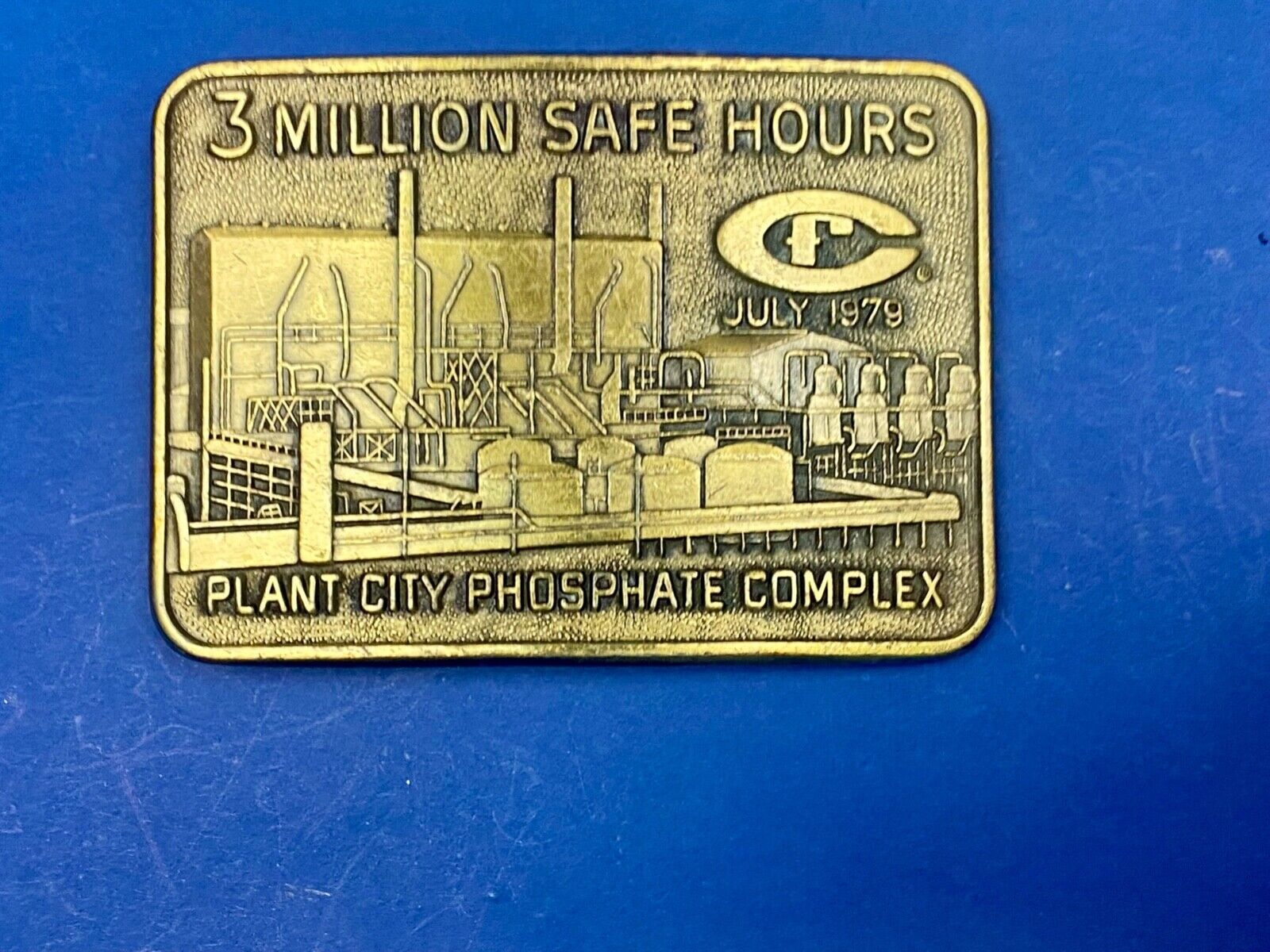 3 Million Hours! Safety Award Pant City Phosphate Complex Congratulations Award