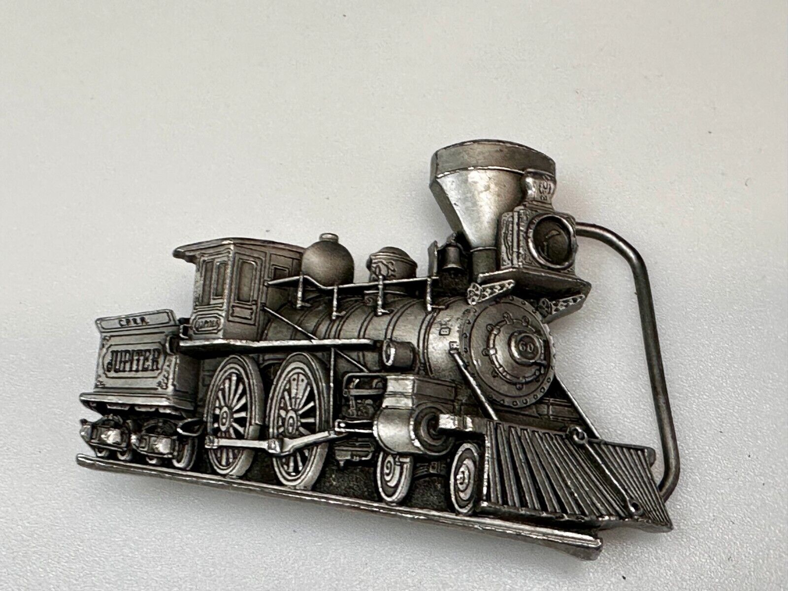 Train Locomotive Steam Engine RailRoad 1986 Great American Products Belt Buckle