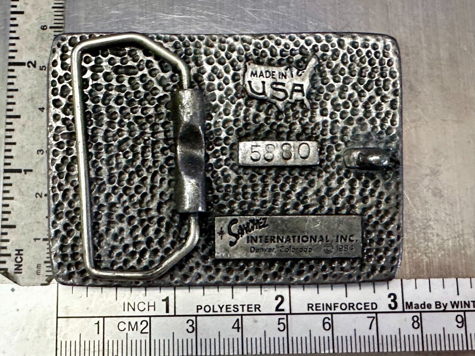 Arizona Roadrunner Southwestern Desert Bird VTG 1984 Belt Buckle by Sanchez Int.