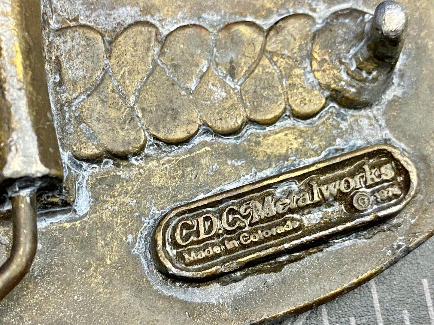United States of America Twenty Dollar belt buckle by CDC Metal Works 