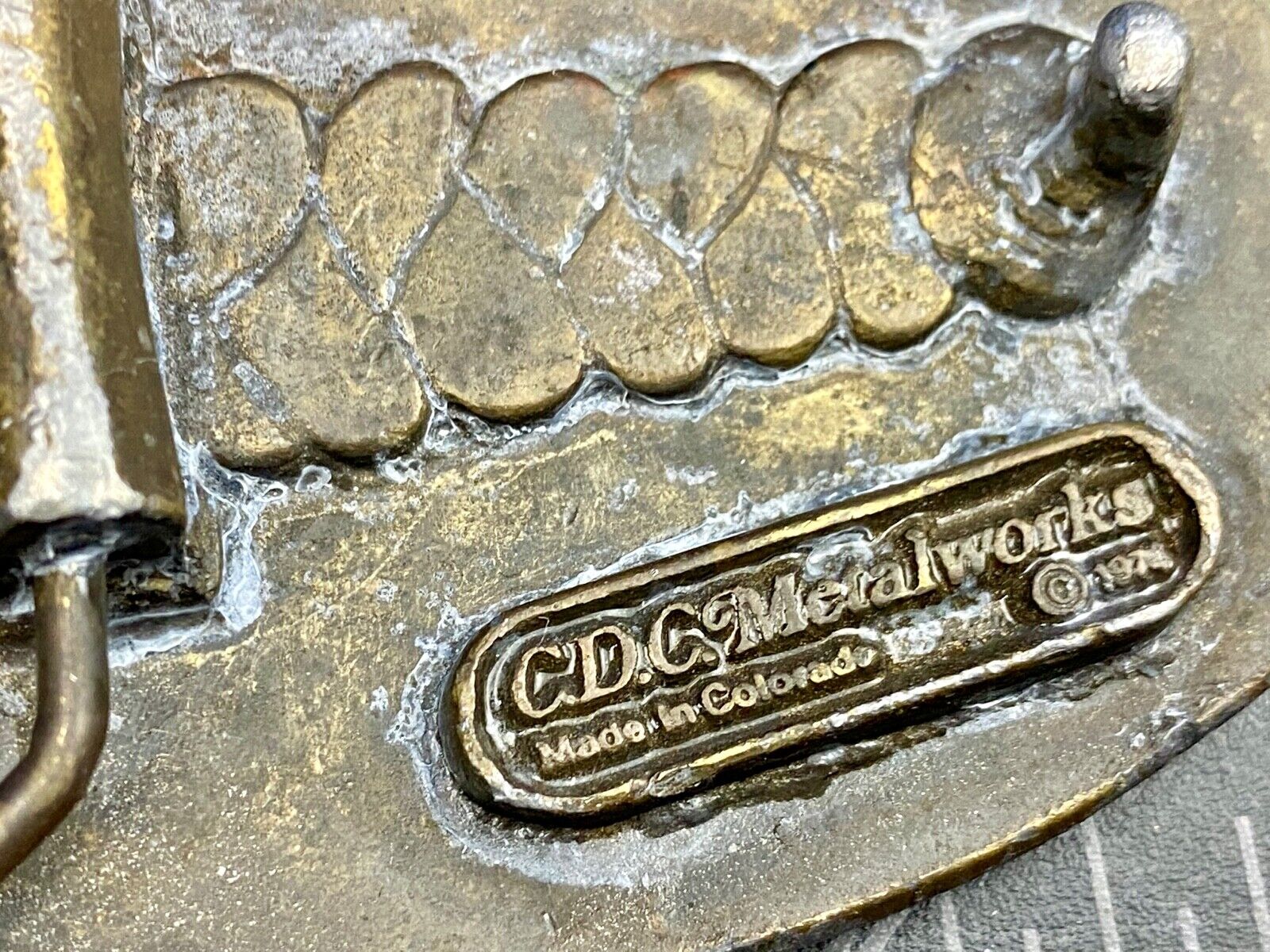 United States of America Twenty Dollar belt buckle by CDC Metal Works 