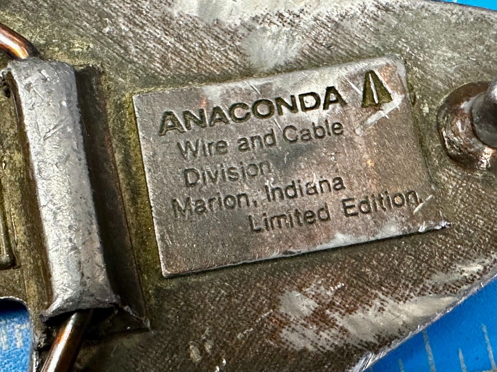 Anaconda Wire & Cable Division IMC Limited Edition Arrowhead Belt Buckle