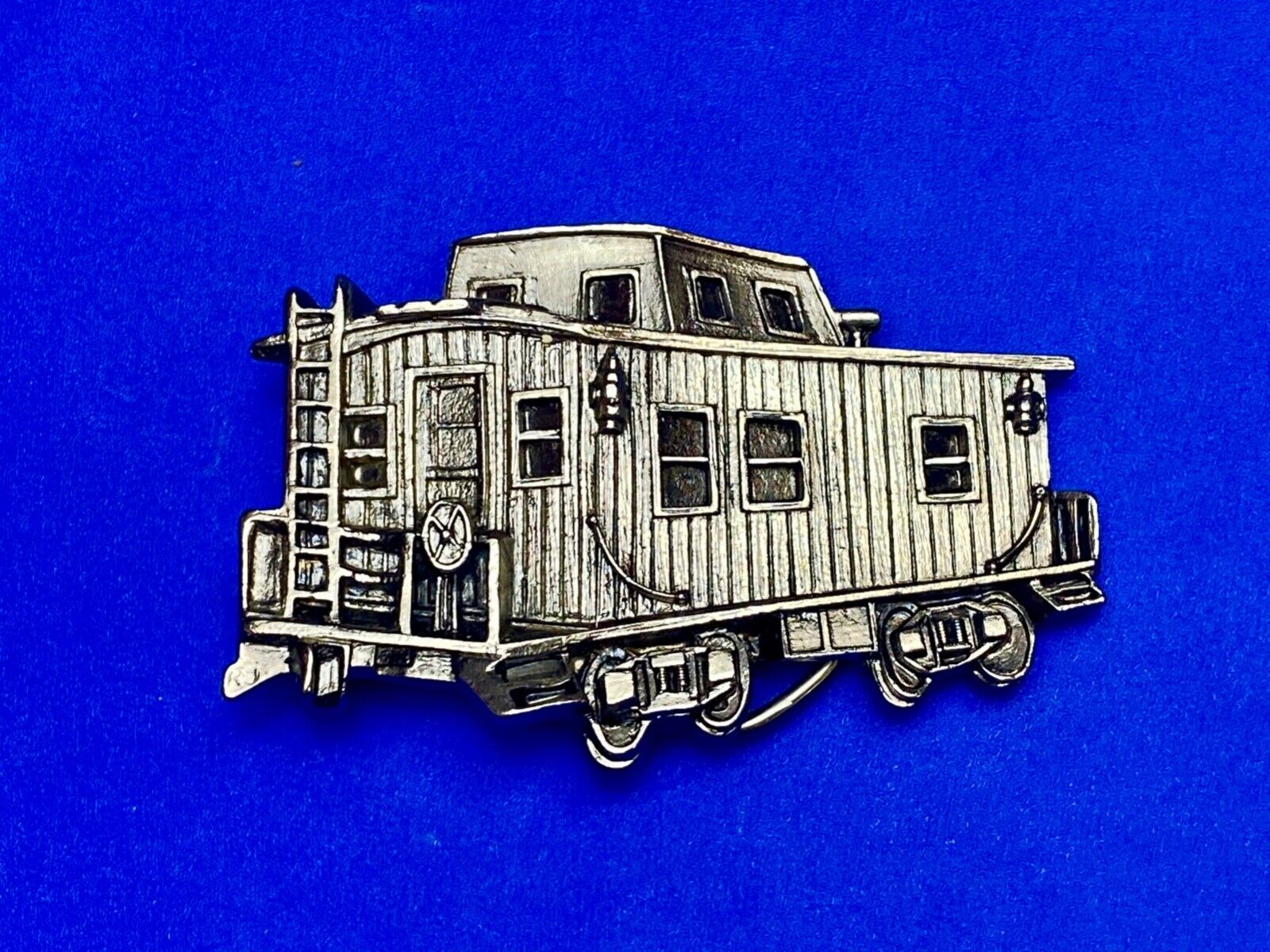 1979 caboose RR Rail Road Train Car cut out - The Great American belt buckle Co