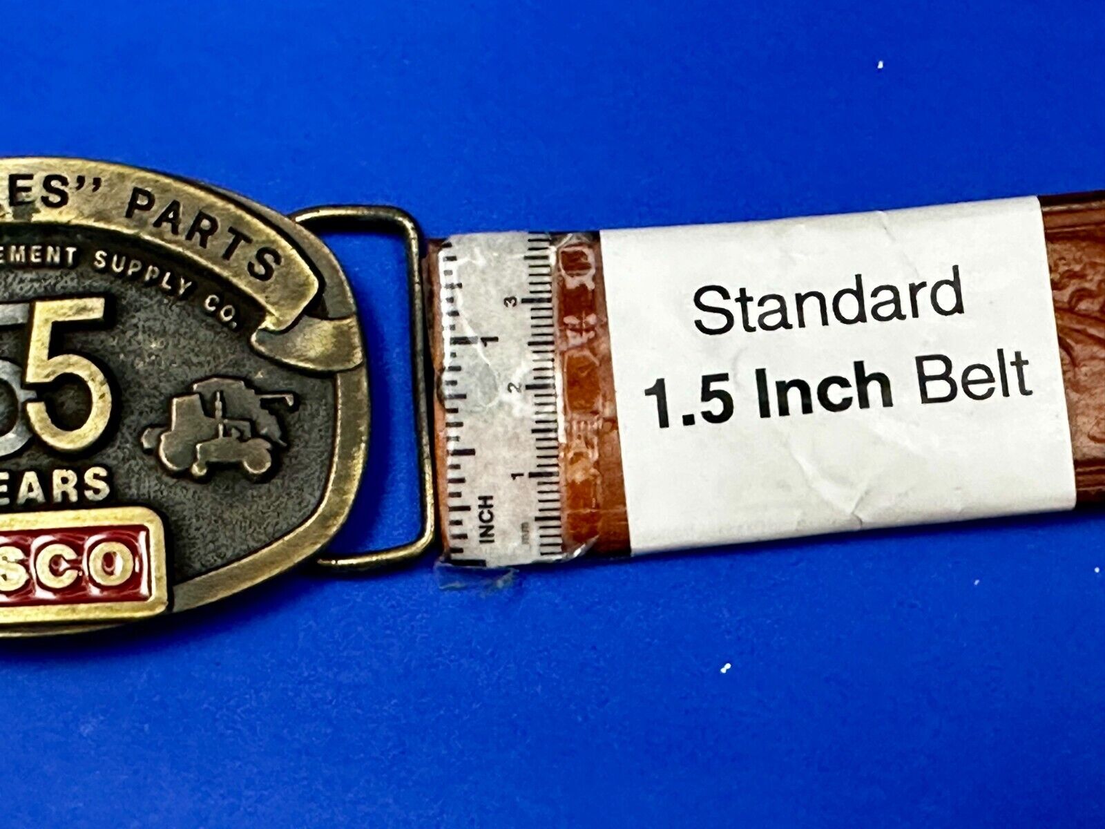 55 Years TISCO Tractor Implement Supply company NOS Belt Buckle by Speccast