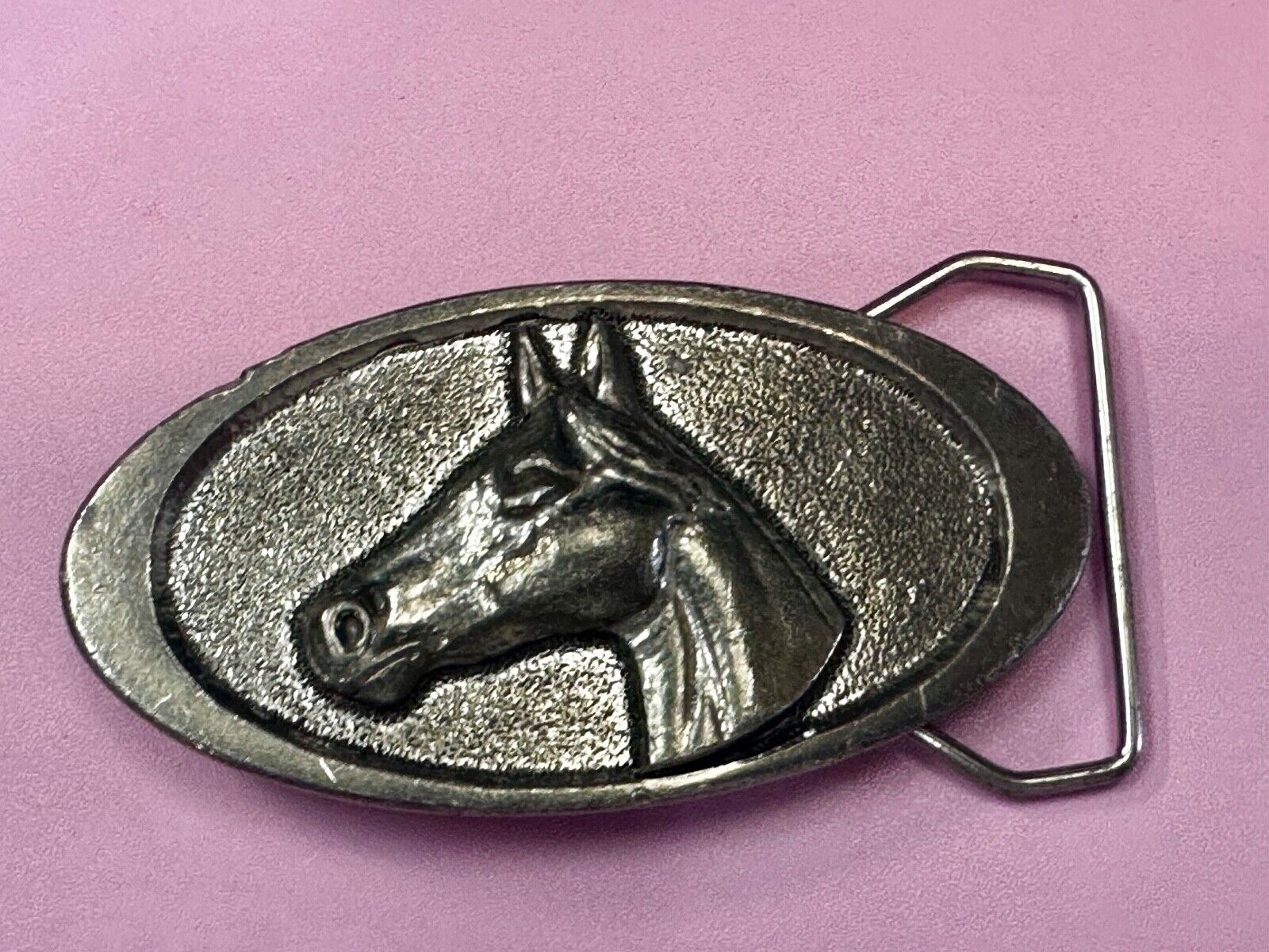 Vintage Horse head - 1976 Adezy Western Animal Lovers Belt Buckle