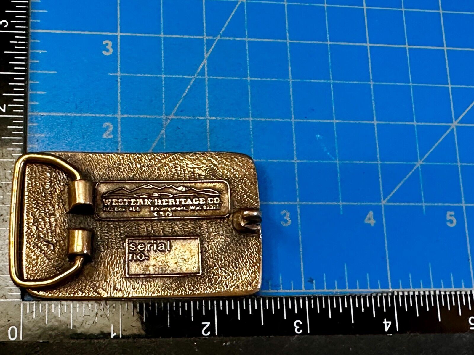 US Forest Service Vintage 1979 Commemorative Belt Buckle by Western Heritage Co