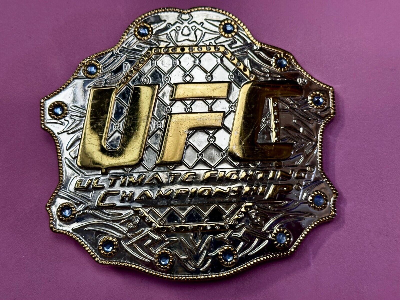 UFC Ultimate Fighting Championship Mixed Martial Arts Belt Buckle 2009 Zuffa