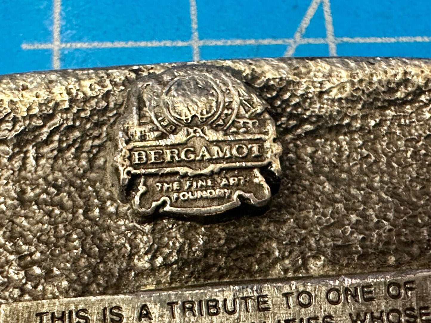 American by Birth Polish by the Grace of God Vintage 1988 Bergamot Belt Buckle