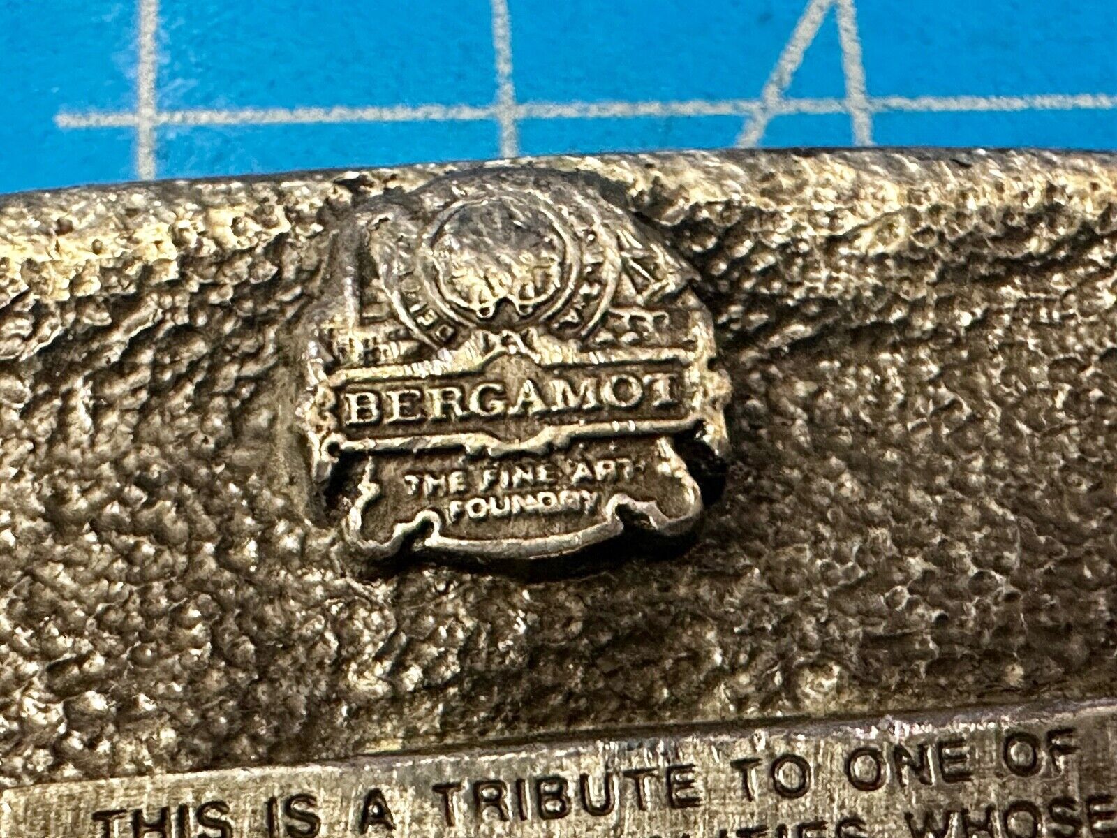 American by Birth Polish by the Grace of God Vintage 1988 Bergamot Belt Buckle