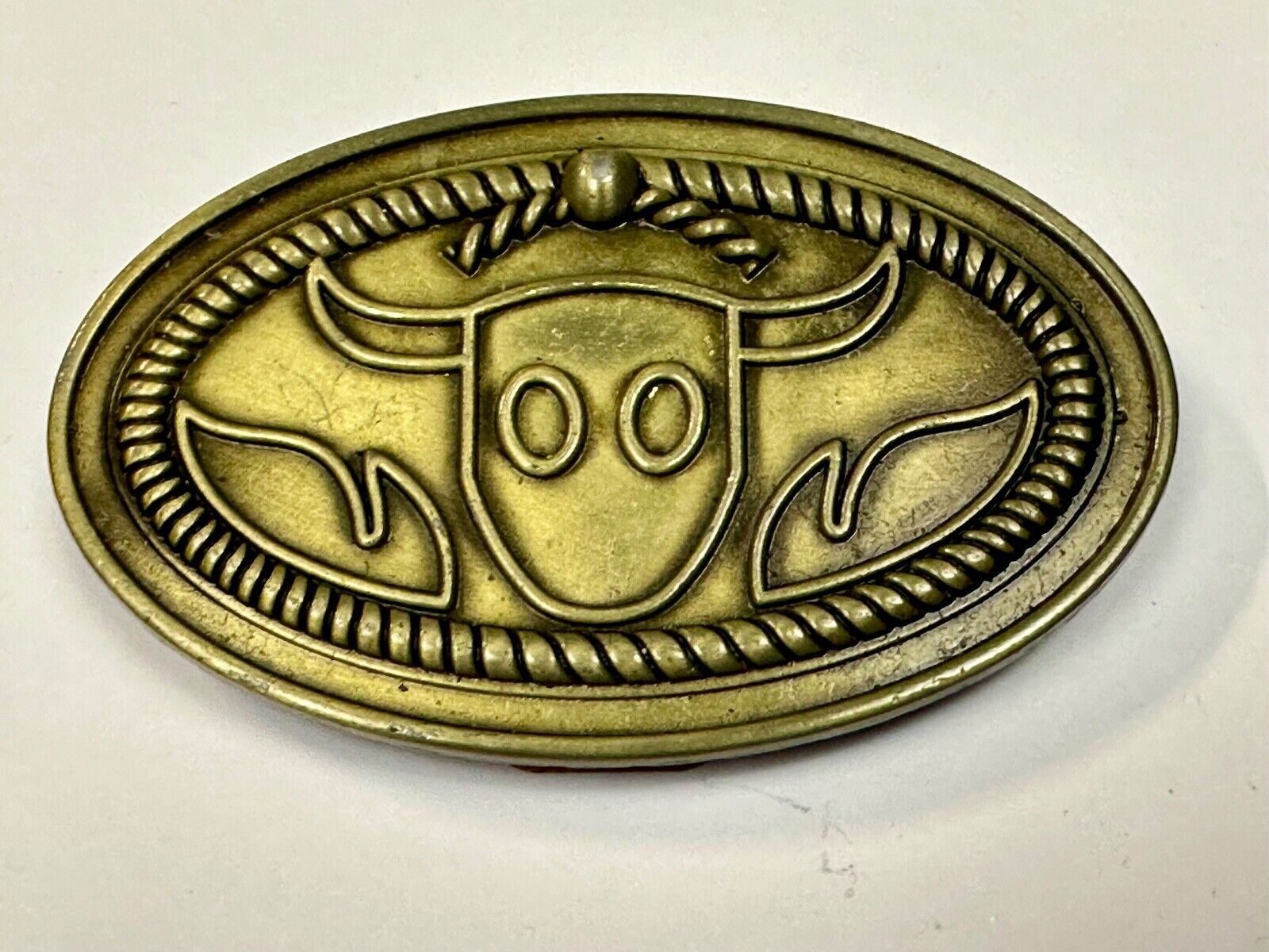 Abstract Western Texas longhorn Steer  rodeo cowboys CAR Saddle paper CLIP