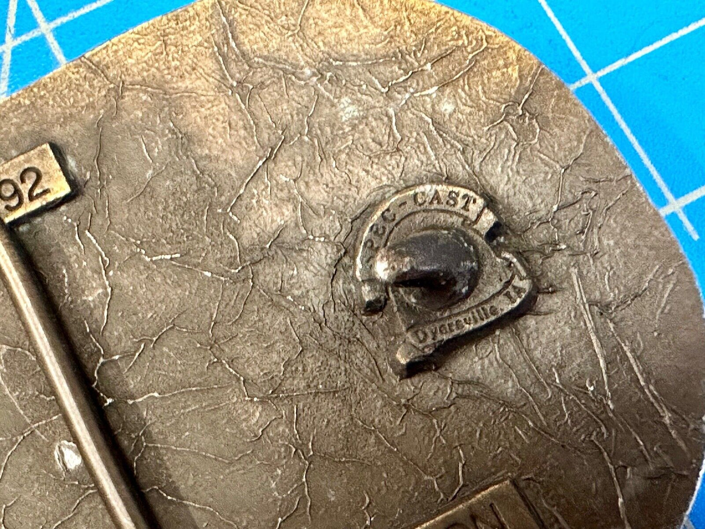 Tulare Farm Show 25th Anniversary Limited 1992 John Deere Tractor belt buckle